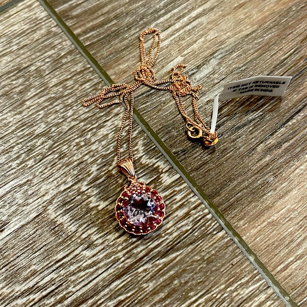 Rose De France Amethyst Necklace